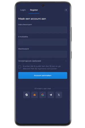Rainbet e-mail verificatie bevestiging stap