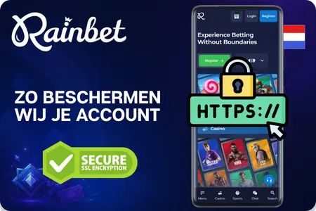 Beveiligingsinstellingen voor een Rainbet-spelersaccount