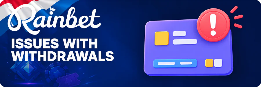 Problems and solutions when withdrawing money at Rainbet