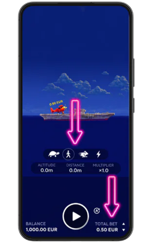 Set up your round Rainbet
